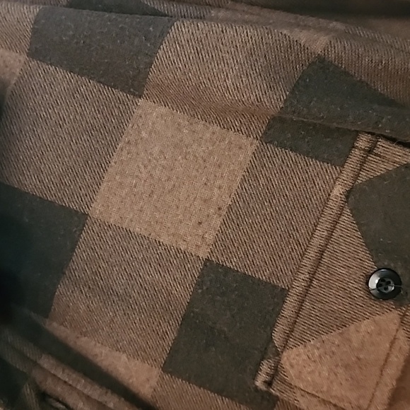 Brothers and Sons Men's Jacquard Plaid Button Down Western Shirt - Picture 9 of 12